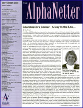 September 2001 Newsletter